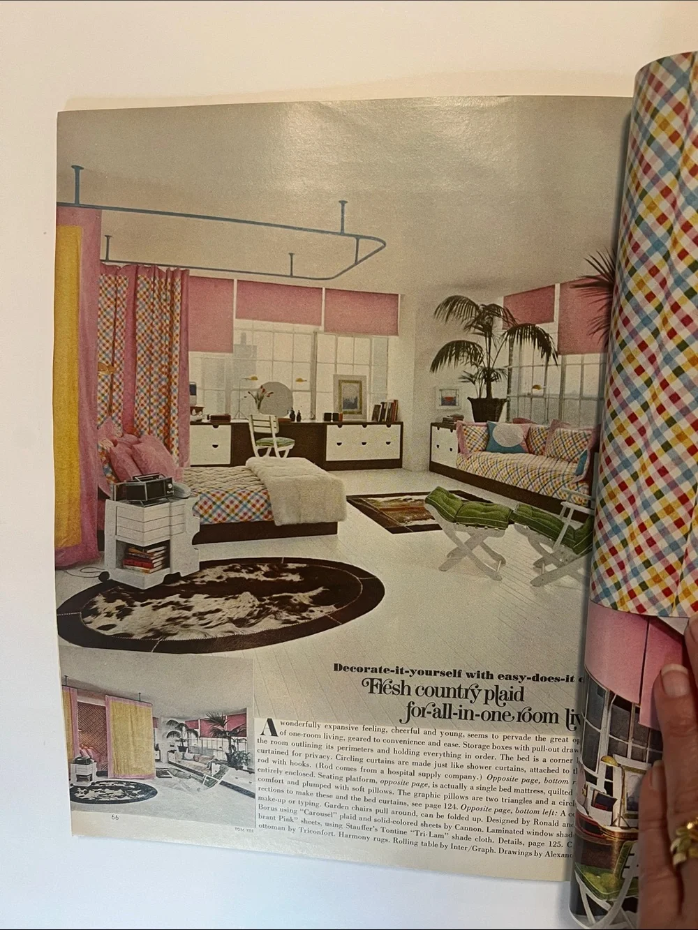 1974 Vintage House & Garden decorating magazine  April 1974